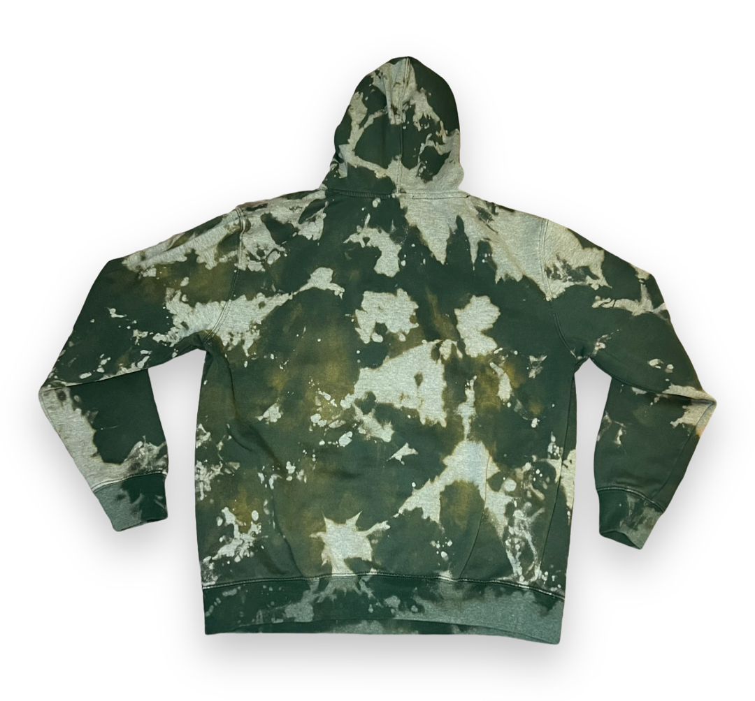 Acid washed Michigan State hoodie (large)