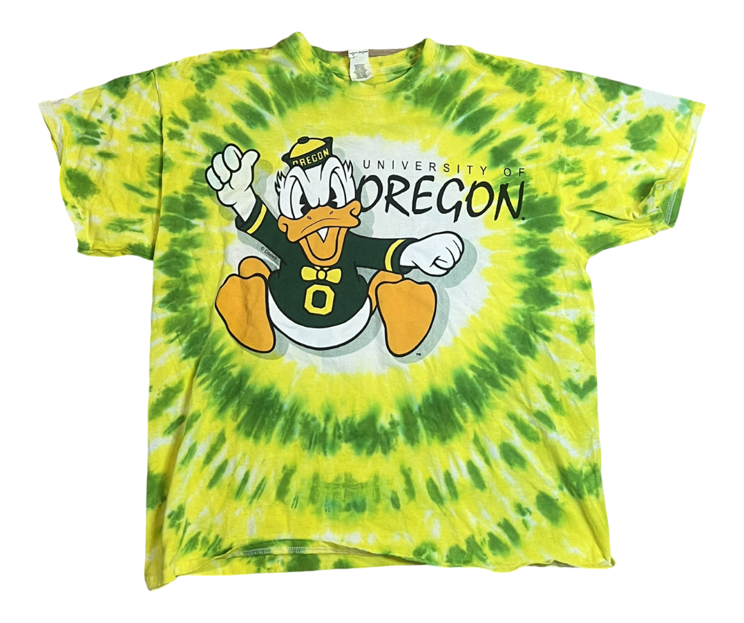 Oregon tie dye T shirt (Large)