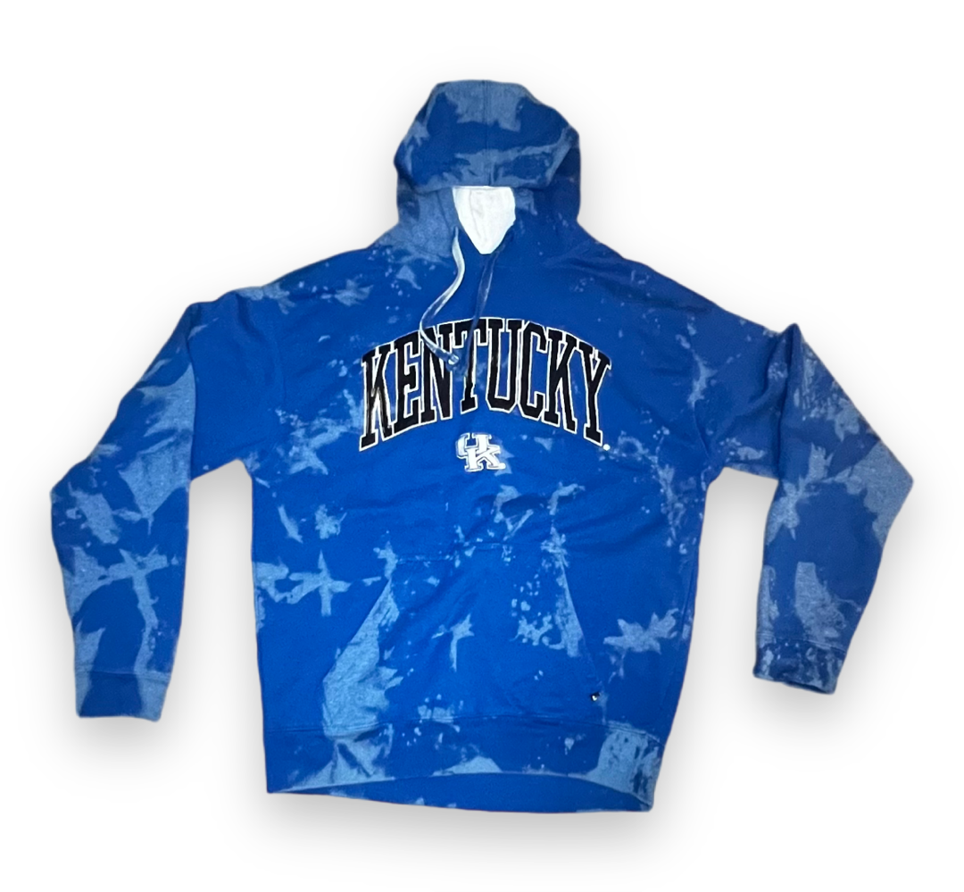 Acid washed University of Kentucky hoodie (large)