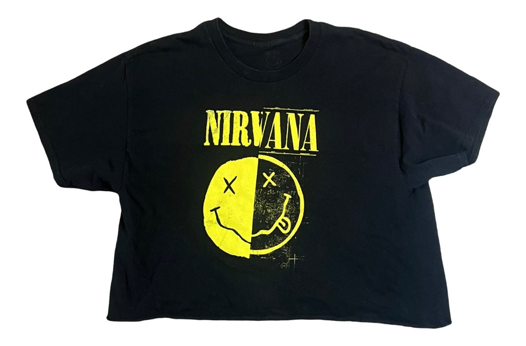 Nirvana crop top (Large)