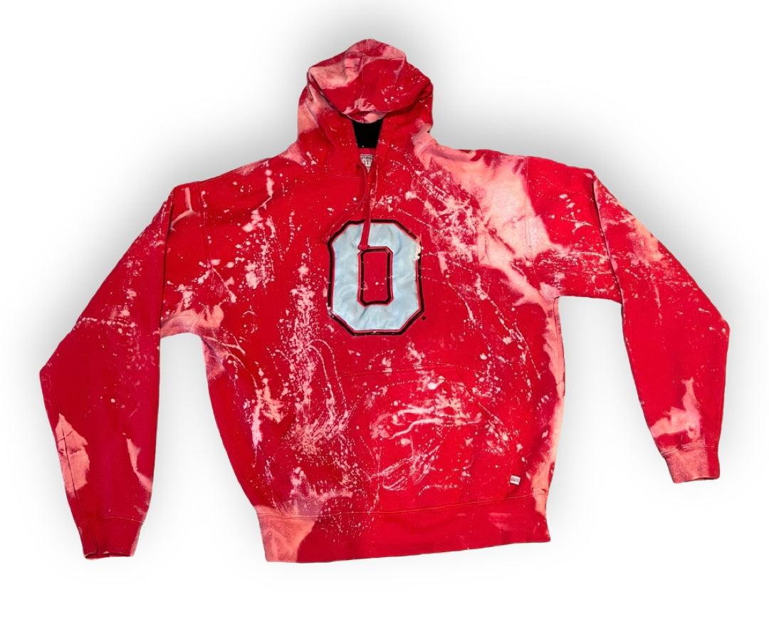 Acid washed Ohio State hoodie (XL)