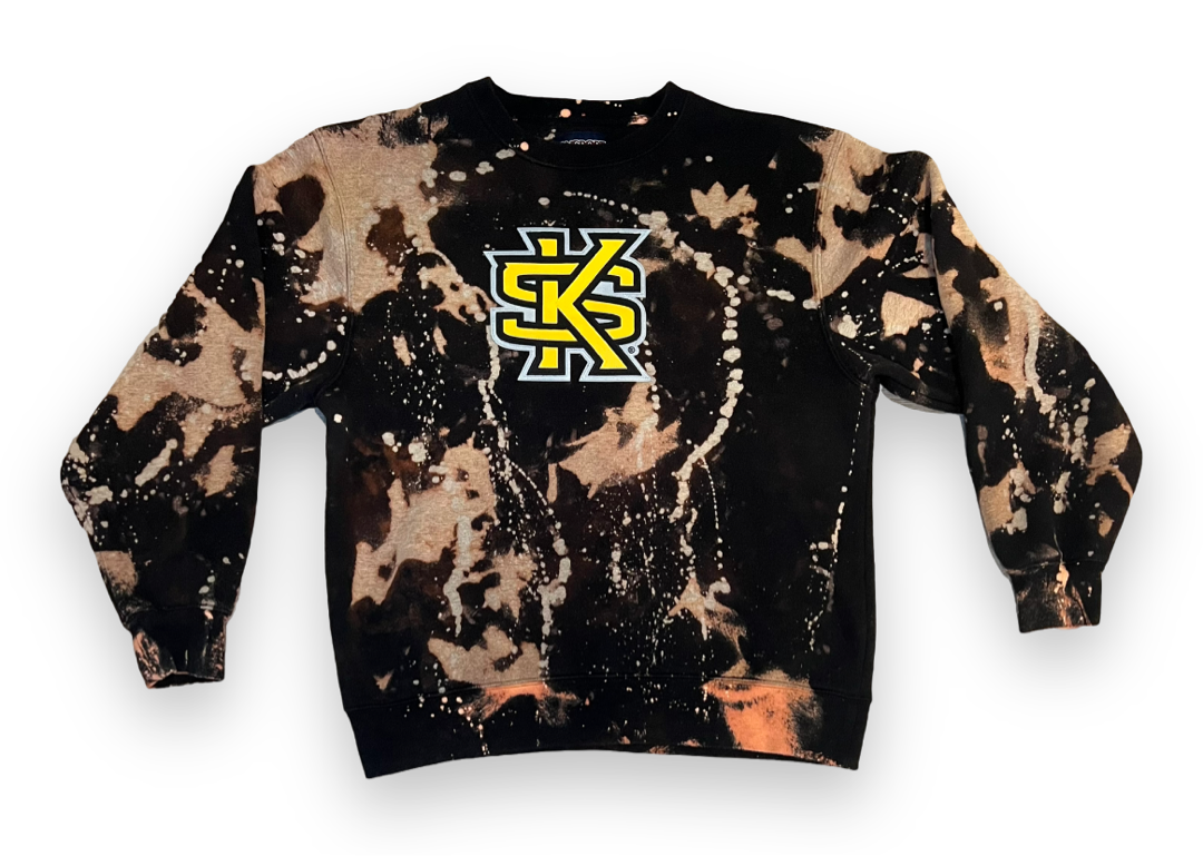 Acid washed Kennesaw State sweatshirt (medium)