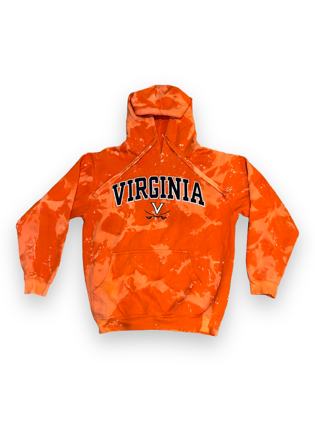 Acid washed University of Virginia hoodie (small)